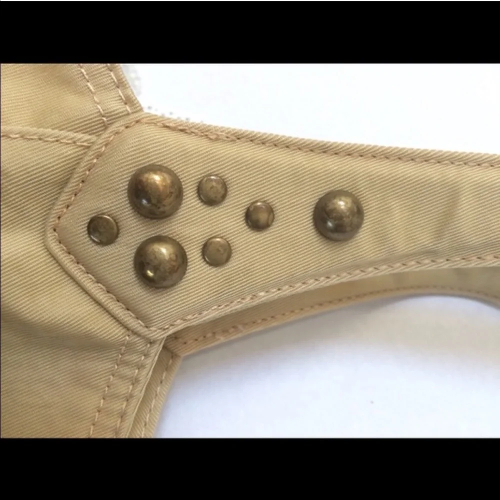 Kenneth Cole Reaction champagne large hobo bag